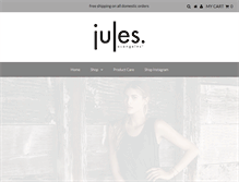 Tablet Screenshot of juleslosangeles.com